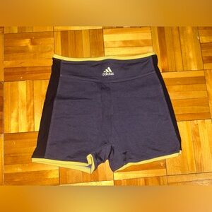 Vintage Adidas gray, black and Yellow Athletic Shorts